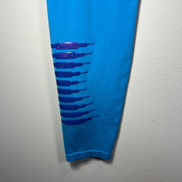 Savage x Fenty Women's Forever Savage Leggings Malibu Blue Full Ankle Size Large - Picture 11 of 12